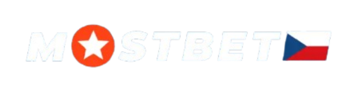 Mostbet CZ Casino logo on a white background with slots